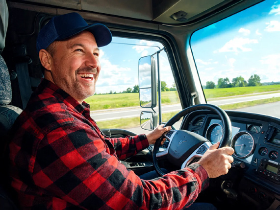 CDL Driver at work