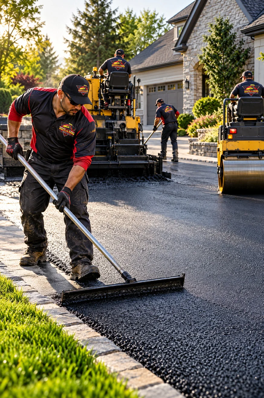 Kinos & Sons paving work