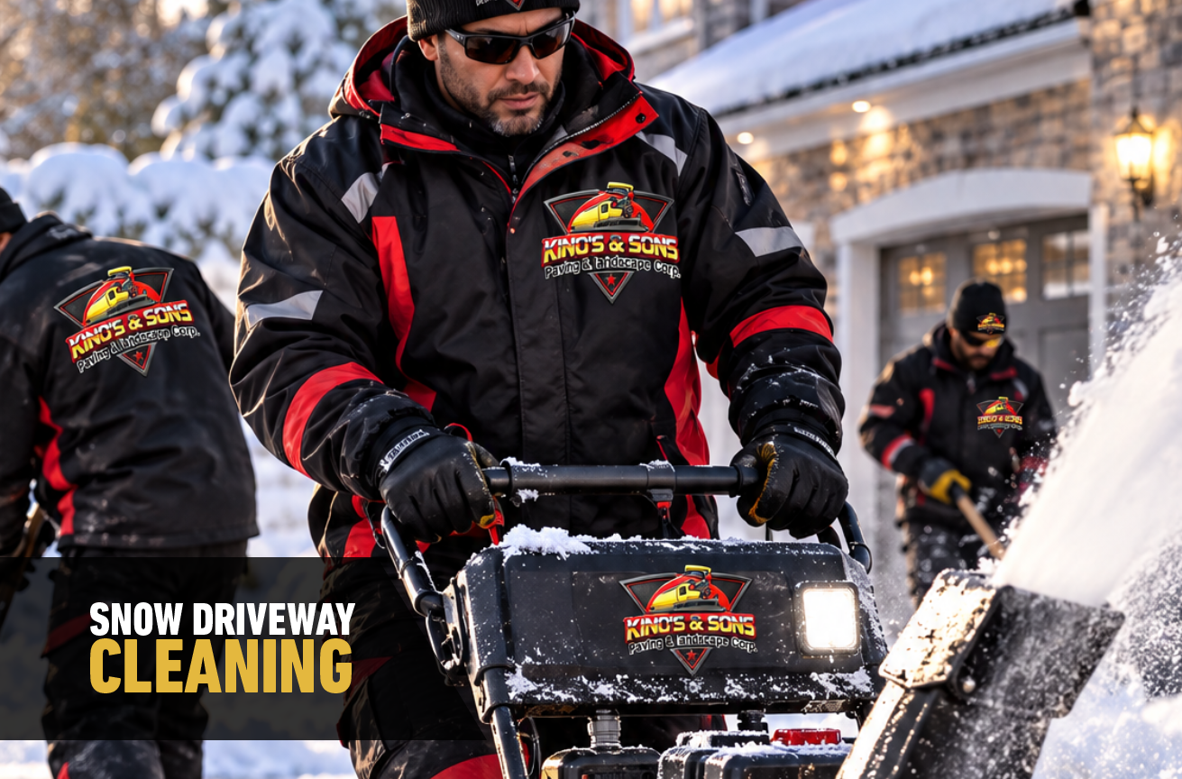 Snow driveway cleaning — Kino’s & Sons